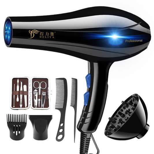 Home Hairdressing High - Power Blue Light Negative Ion Hair Dryer - Oopsdadforgot.com