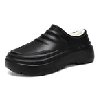 Insulated Chef Shoes Closed - toe Cotton Shoes For Men - Oopsdadforgot.com
