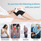 Intelligent Home Use Electric Intelligent Kneading Heating Knee Massager Rechargeable Pain Relief Infrared Laser Vibration Knee Massager - Oopsdadforgot.com