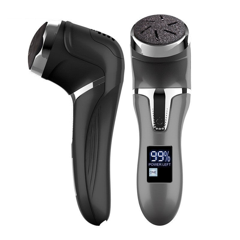 LCD Digital Display Electric Vacuum Cleaner Foot Scrubber Exfoliating Pedicure Beauty Supplies Gadgets - Oopsdadforgot.com