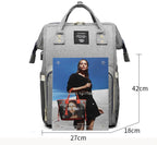 LEQUEEN Multifunctional Large Capacity Mummy Bag - Oopsdadforgot.com