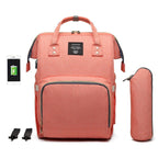 LEQUEEN Multifunctional Large Capacity Mummy Bag - Oopsdadforgot.com