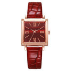 Luxury Look Without the Luxury Price - Ladies Stylish Square Watch - Oopsdadforgot.com