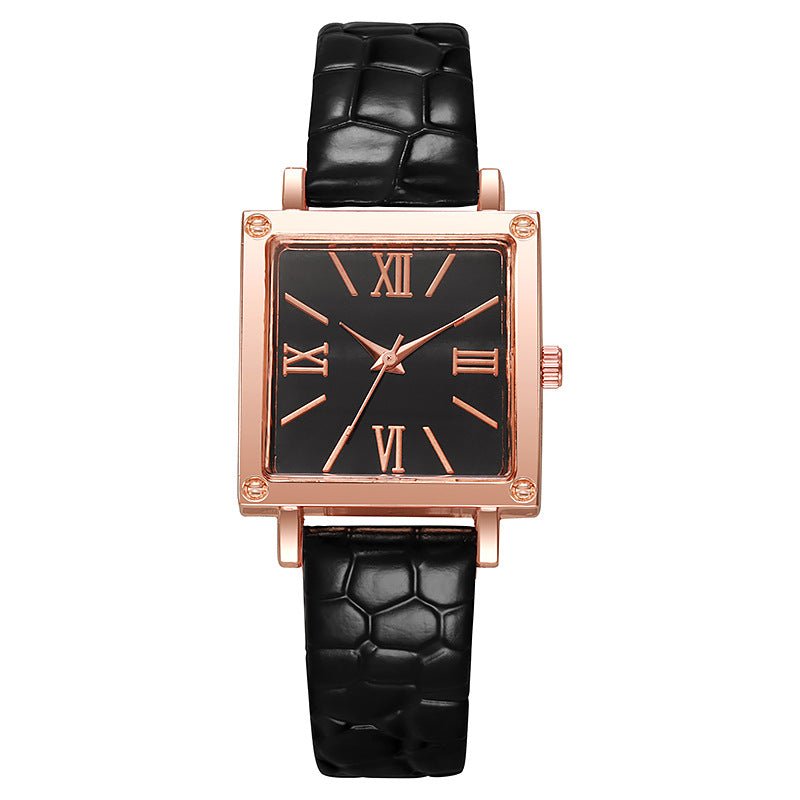 Luxury Look Without the Luxury Price - Ladies Stylish Square Watch - Oopsdadforgot.com