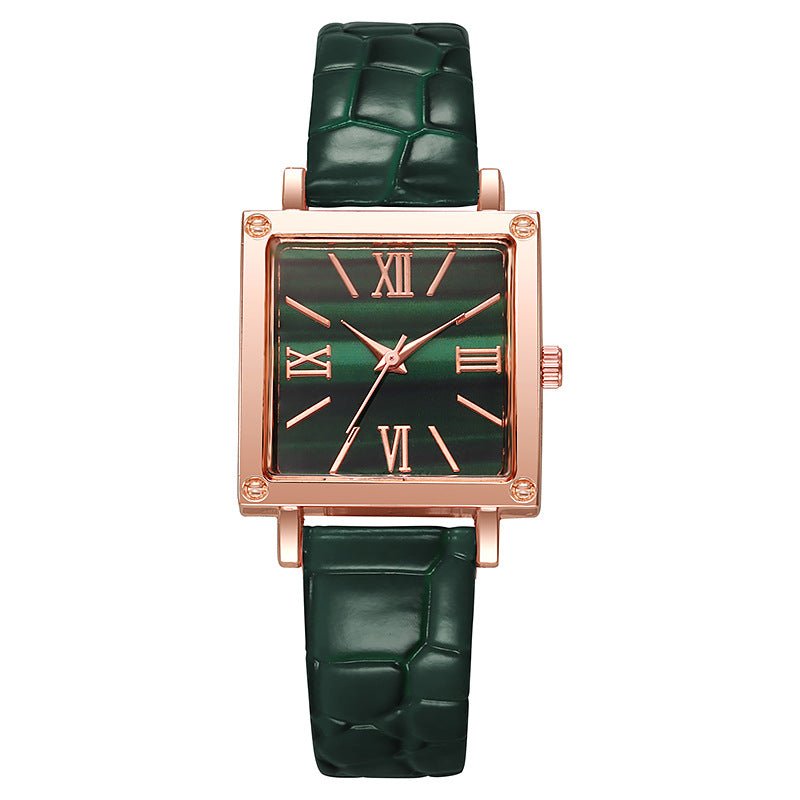 Luxury Look Without the Luxury Price - Ladies Stylish Square Watch - Oopsdadforgot.com