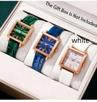 Luxury Look Without the Luxury Price - Ladies Stylish Square Watch - Oopsdadforgot.com