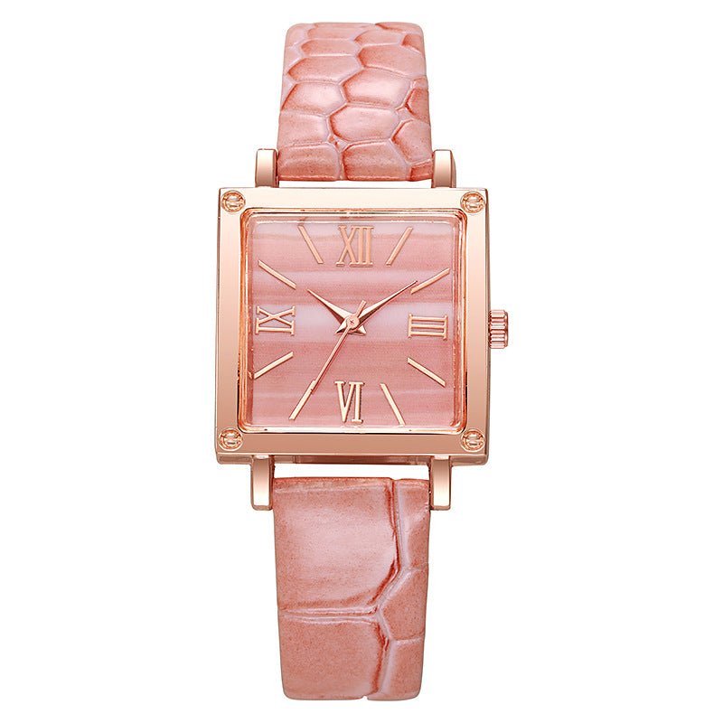 Luxury Look Without the Luxury Price - Ladies Stylish Square Watch - Oopsdadforgot.com