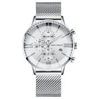 Luxury Men’s Quartz Watch – Precision Timepiece with Stylish Stainless Steel Design - Oopsdadforgot.com