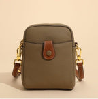 Lychee Pattern Mobile Phone Bag Small High Quality Leather Crossbody Bags For Women Wallet - Oopsdadforgot.com