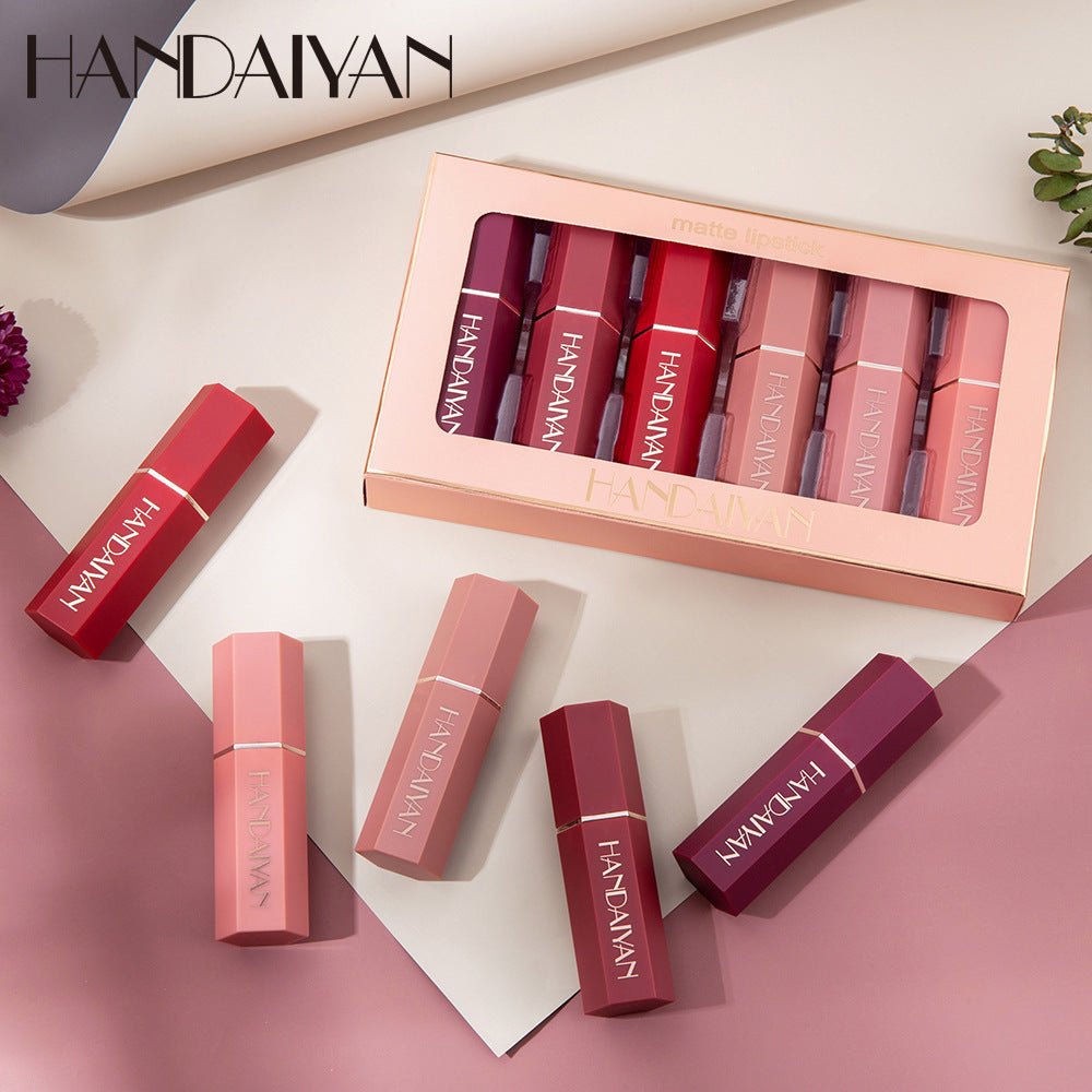 Matte Matte Lipstick Gift Box Set Non - stick Cup Lipstick Lipstick - Oopsdadforgot.com