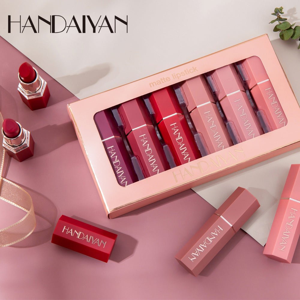 Matte Matte Lipstick Gift Box Set Non - stick Cup Lipstick Lipstick - Oopsdadforgot.com