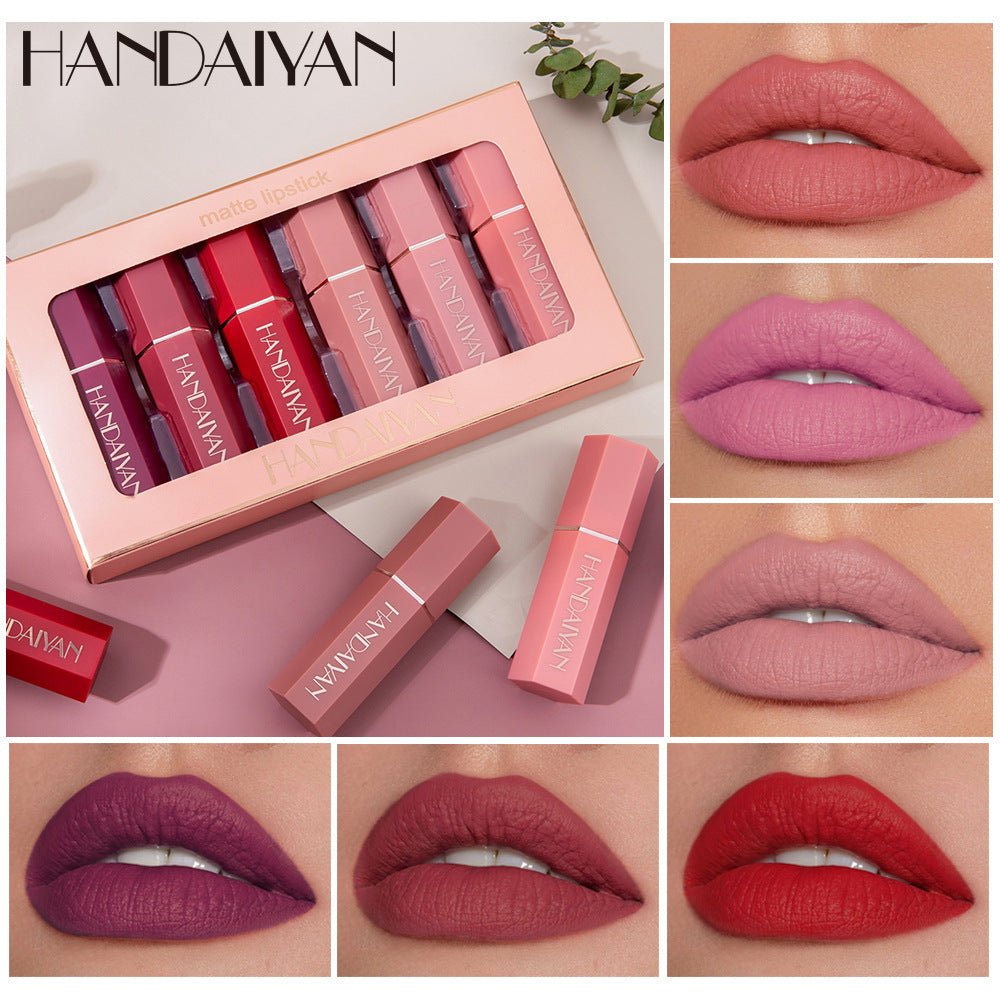 Matte Matte Lipstick Gift Box Set Non - stick Cup Lipstick Lipstick - Oopsdadforgot.com
