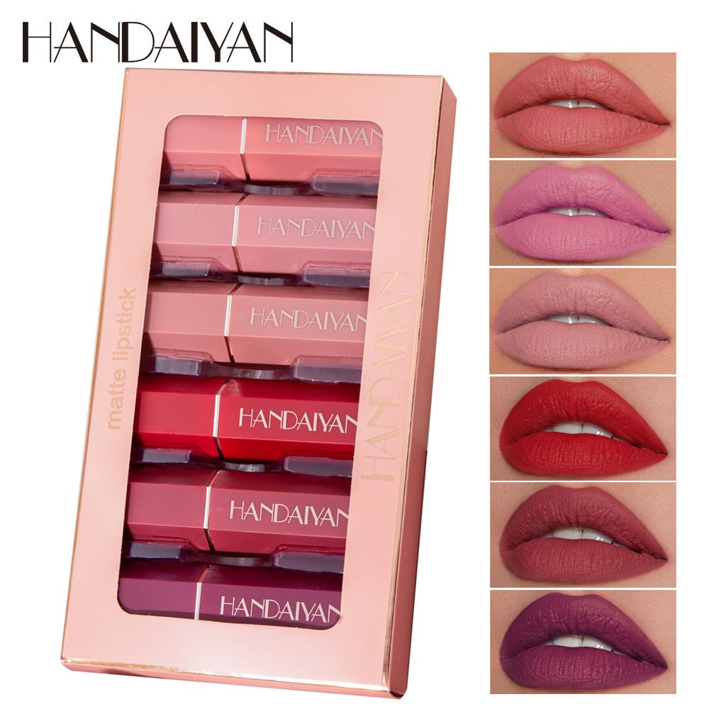 Matte Matte Lipstick Gift Box Set Non - stick Cup Lipstick Lipstick - Oopsdadforgot.com