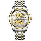Mechanical Watch With A Hollowed - out Steel Bracelet - Oopsdadforgot.com