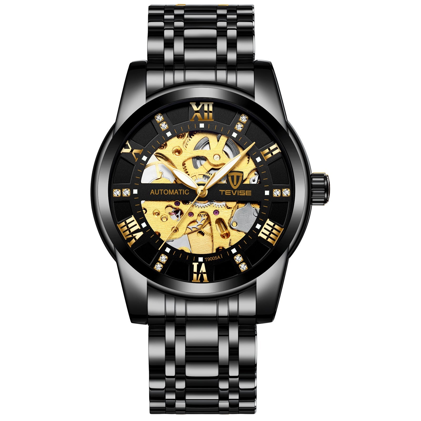 Mechanical Watch With A Hollowed - out Steel Bracelet - Oopsdadforgot.com