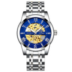 Mechanical Watch With A Hollowed - out Steel Bracelet - Oopsdadforgot.com