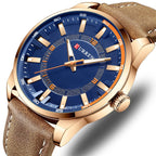 Men s Business Watch Belt Large Dial - Oopsdadforgot.com