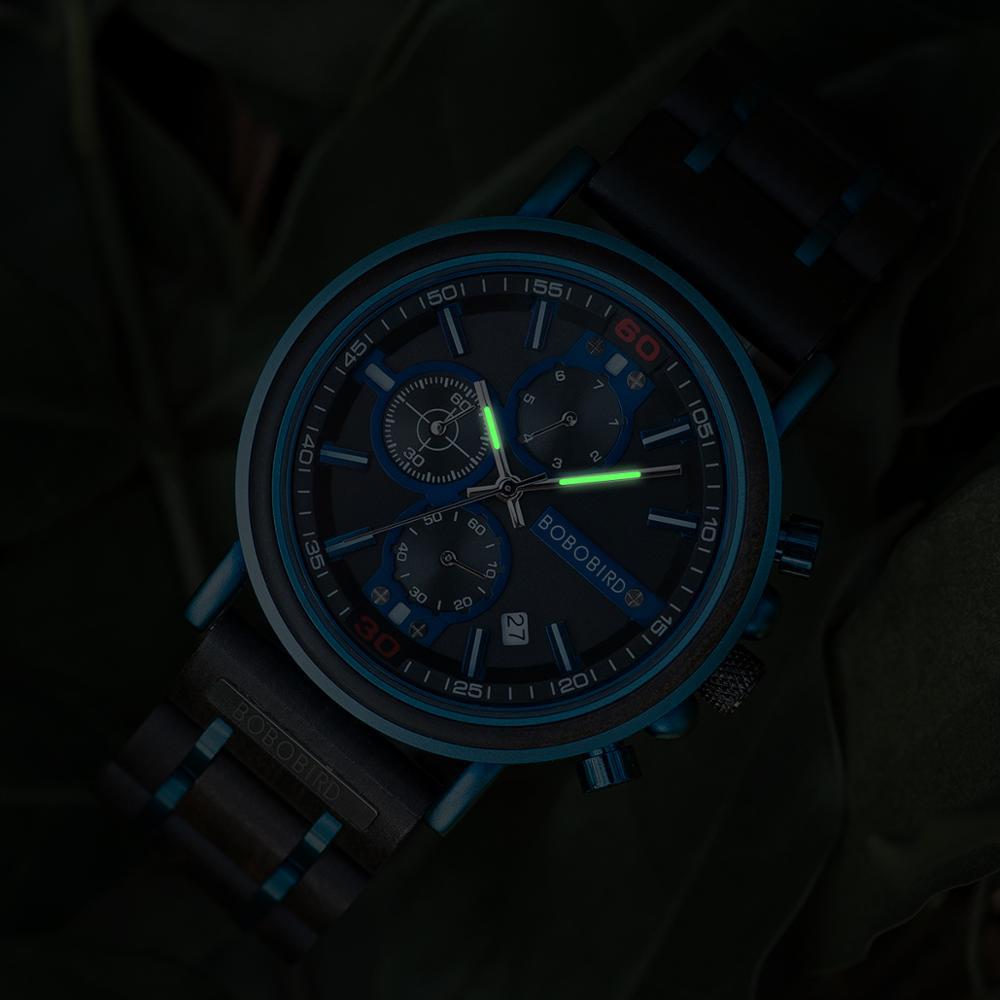 Men s Wooden Chronograph Watch - Oopsdadforgot.com
