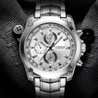 Men's Business - Casual Alloy Waterproof Quartz Watch - Oopsdadforgot.com