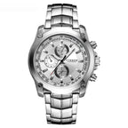 Men's Business - Casual Alloy Waterproof Quartz Watch - Oopsdadforgot.com
