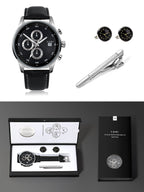 Mens Business Quartz Watch Gift Set - Oopsdadforgot.com