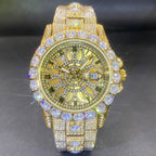 Men's High - end, Fully Diamond - encrusted, Ultra - glitzy Hip - hop Watch - Oopsdadforgot.com