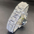 Men's High - end, Fully Diamond - encrusted, Ultra - glitzy Hip - hop Watch - Oopsdadforgot.com