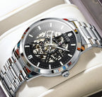 Men's Hollowed - Out Automatic Mechanical Watch - Oopsdadforgot.com