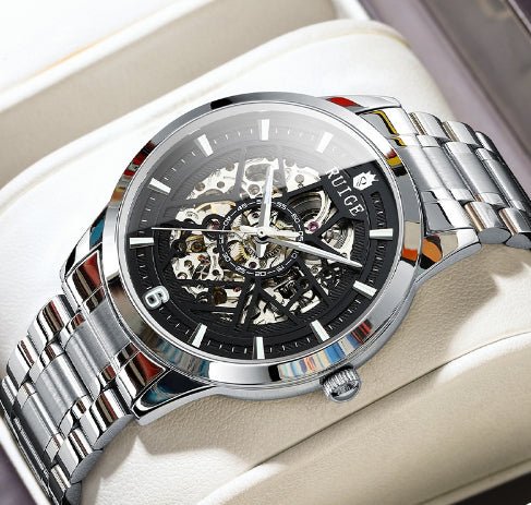 Men's Hollowed - Out Automatic Mechanical Watch - Oopsdadforgot.com