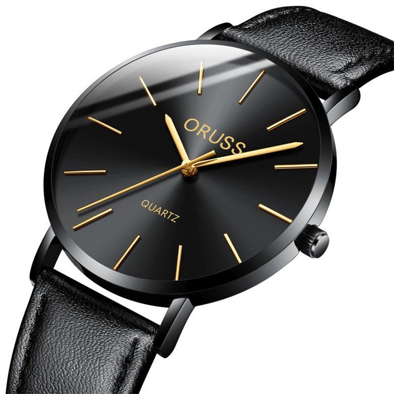 Men's Light Luxury Ultra - thin Belt Watch - Oopsdadforgot.com