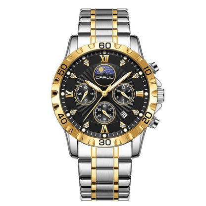 Men's Multifunctional Business Calendar Quartz Watch - Oopsdadforgot.com