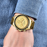 Mens Multifunctional Waterproof Calendar Luminous Quartz Watch - Oopsdadforgot.com