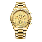 Mens Multifunctional Waterproof Calendar Luminous Quartz Watch - Oopsdadforgot.com