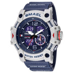 Mens Outdoor Transparent Watch With A Cool Dual - display Design - Oopsdadforgot.com