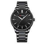Mens Round Large - Dial Waterproof Watch - Oopsdadforgot.com