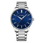 Mens Round Large - Dial Waterproof Watch - Oopsdadforgot.com