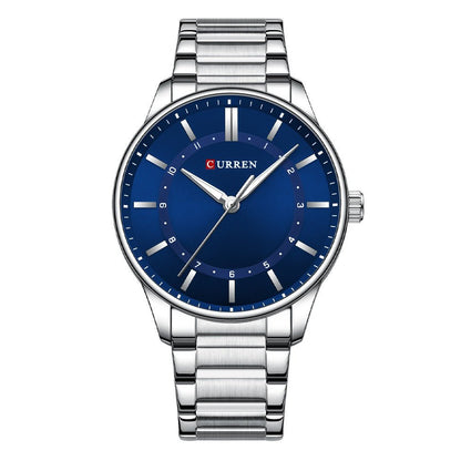 Mens Round Large - Dial Waterproof Watch - Oopsdadforgot.com