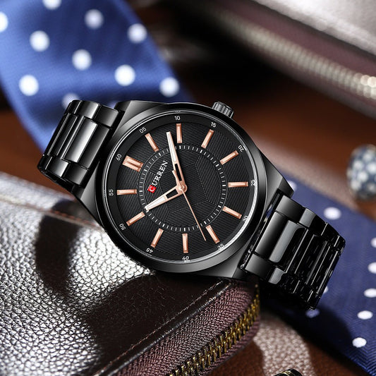 Mens Simple Business Waterproof Bar - Clasp Watch - Oopsdadforgot.com