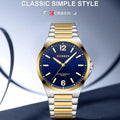 Men's Simple Waterproof Quartz Wristwatch With Steel Band Business Style - Oopsdadforgot.com