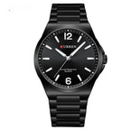 Men's Simple Waterproof Quartz Wristwatch With Steel Band Business Style - Oopsdadforgot.com