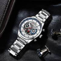 Men's Six - Hand Quartz Fashion Casual Watch - Oopsdadforgot.com