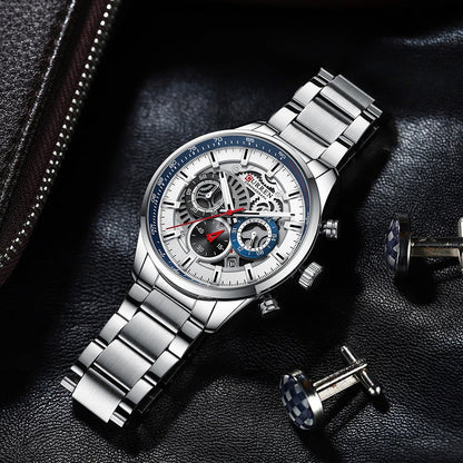 Men's Six - Hand Quartz Fashion Casual Watch - Oopsdadforgot.com