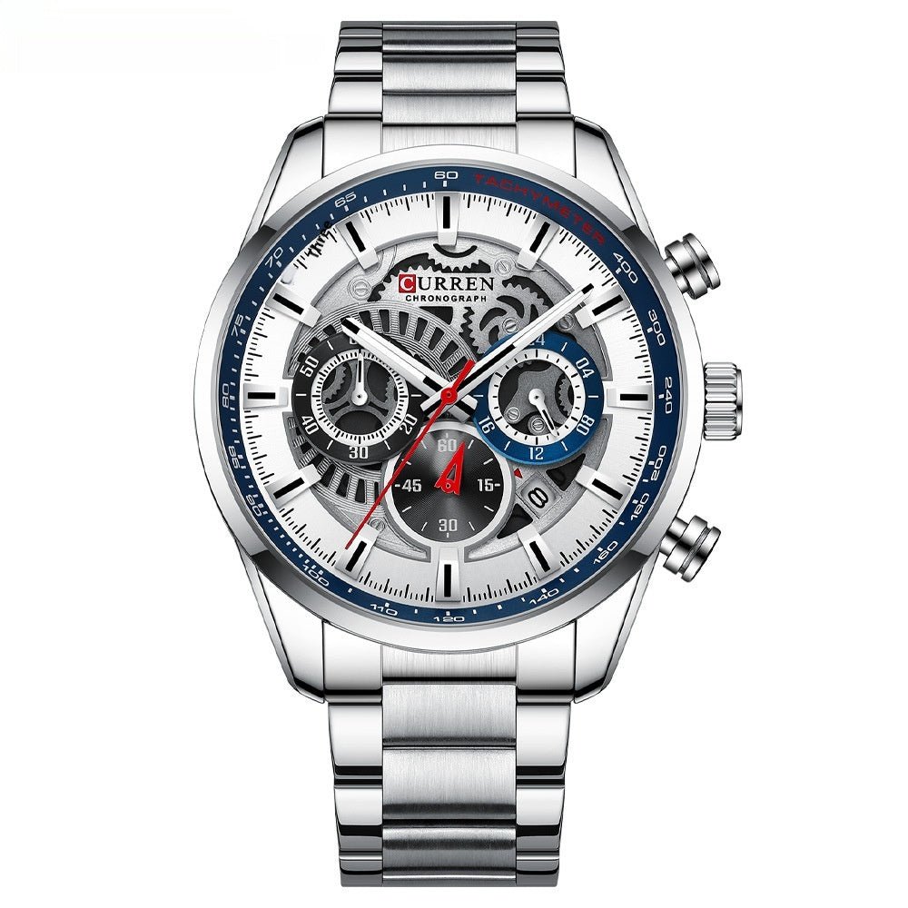 Men's Six - Hand Quartz Fashion Casual Watch - Oopsdadforgot.com