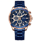 Men's Steel - band Multi - function Waterproof Watch - Oopsdadforgot.com