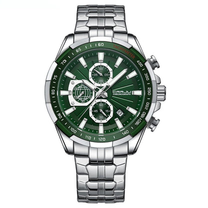 Men's Steel - band Multi - function Waterproof Watch - Oopsdadforgot.com