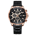Men's Steel - band Multi - function Waterproof Watch - Oopsdadforgot.com
