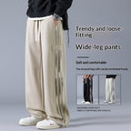 Mens Three - Stripe Sweatpants Spring American High - Street Style Joggers - Oopsdadforgot.com