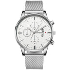 Mens Watch Fake Three - Subdial Six Hands Calendar Casual Fashionable Business Quartz - Oopsdadforgot.com
