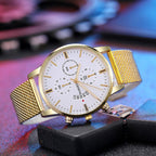 Mens Watch Fake Three - Subdial Six Hands Calendar Casual Fashionable Business Quartz - Oopsdadforgot.com