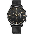 Mens Watch Fake Three - Subdial Six Hands Calendar Casual Fashionable Business Quartz - Oopsdadforgot.com